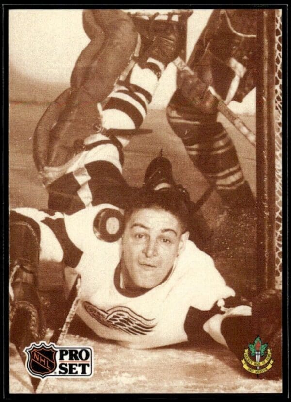 _10 1991 Pro Set Detroit Red Wings #343 Terry Sawchuk