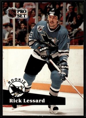 1991 Pro Set San Jose Sharks #560 Rick Lessard RC Rookie