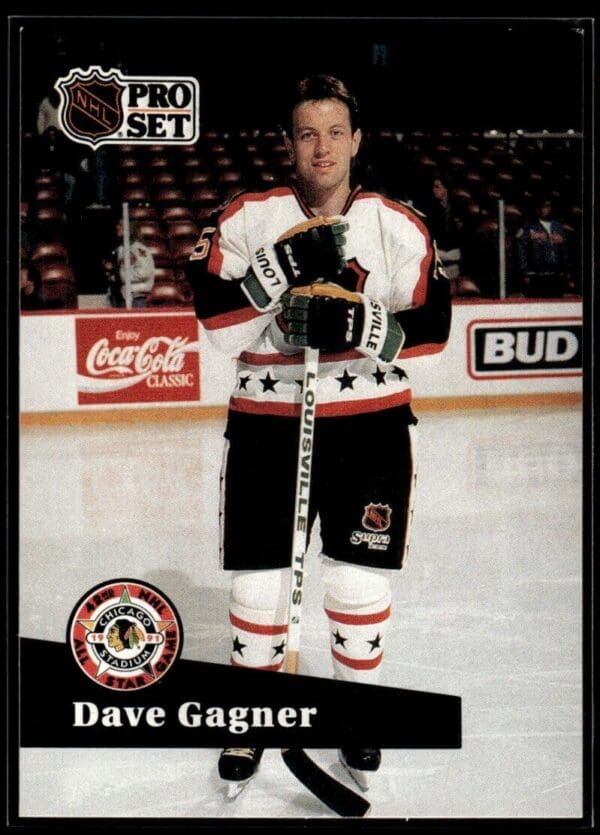 1991 Pro Set Minnesota North Stars #288 Dave Gagner