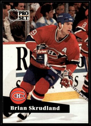 _10 1991 Pro Set Montreal Canadiens #127 Brian Skrudland