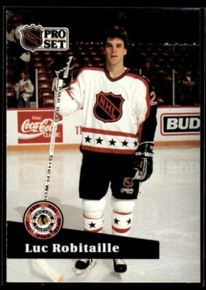 1991 Pro Set Los Angeles Kings #286 Luc Robitaille