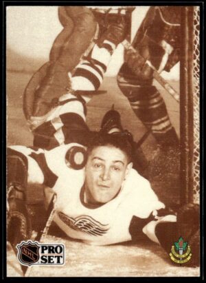 1991 Pro Set Detroit Red Wings #343 Terry Sawchuk