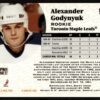 1991 Pro Set Calgary Flames #563 Alexander Godynyuk RC Rookie