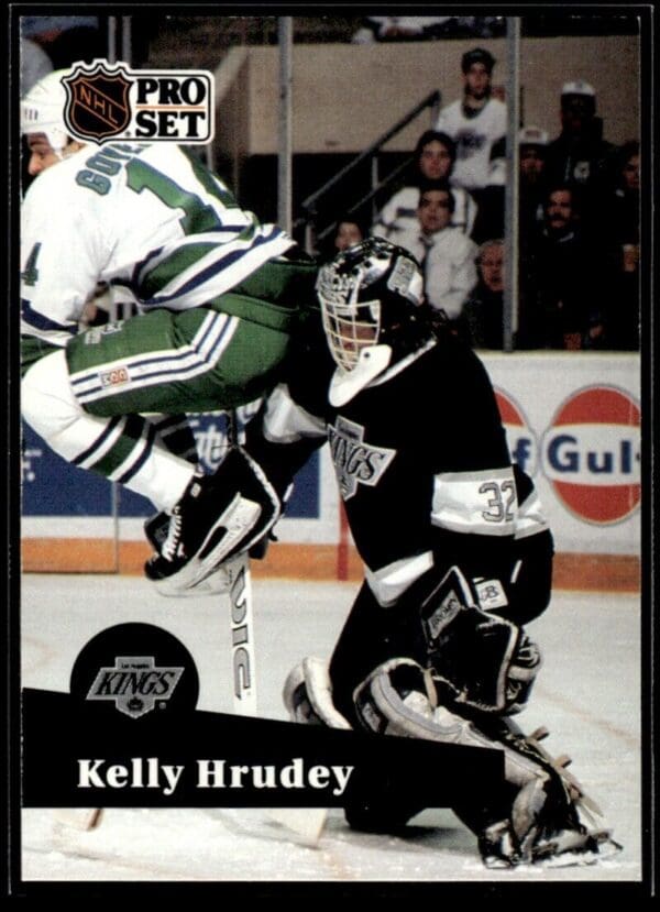 _10 1991 Pro Set Los Angeles Kings #102 Kelly Hrudey