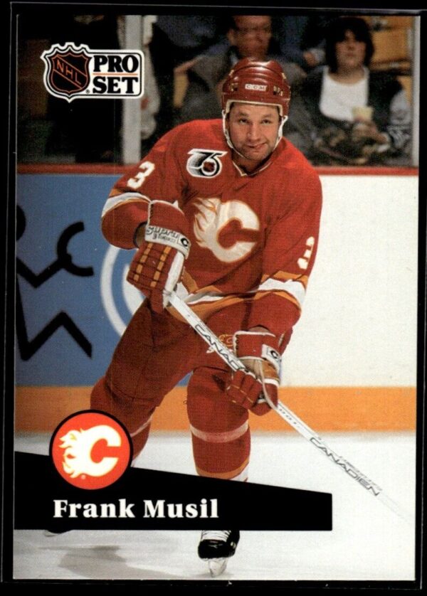 1991 Pro Set Calgary Flames #368 Frank Musil