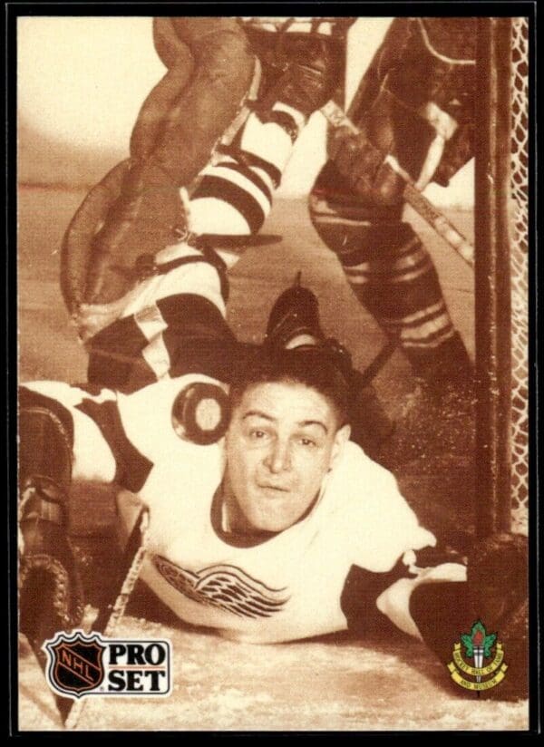 _10 1991 Pro Set Detroit Red Wings #343 Terry Sawchuk