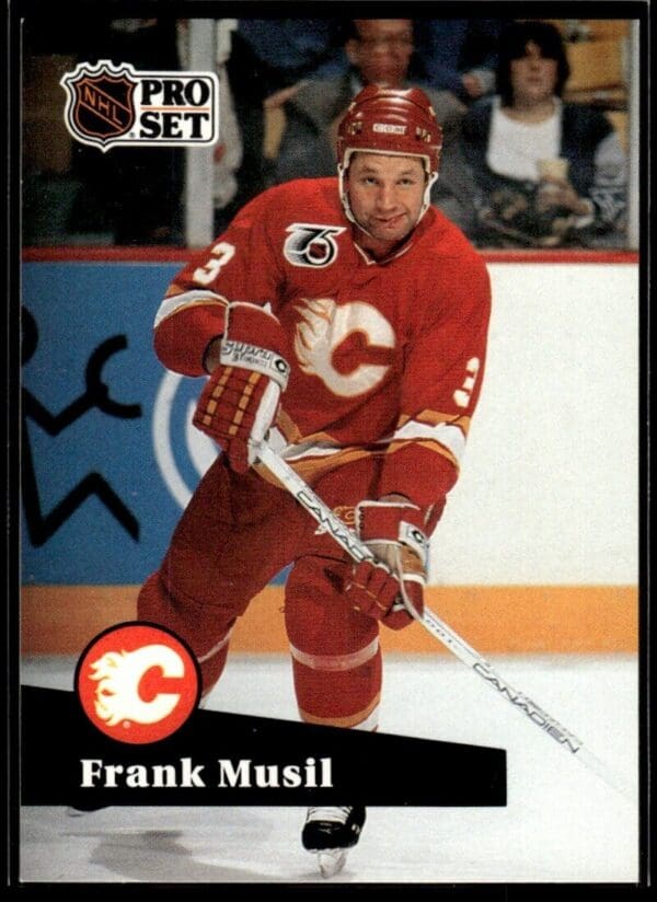 1991 Pro Set Calgary Flames #368 Frank Musil