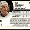 1991 Pro Set San Jose Sharks #559 Pat MacLeod RC Rookie