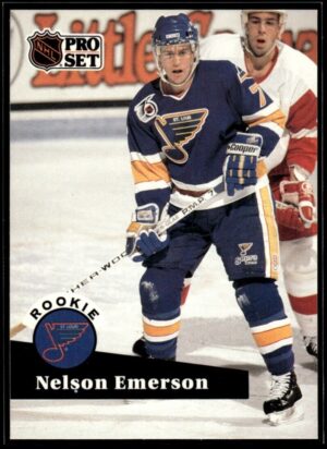 1991 Pro Set St. Louis Blues #557 Nelson Emerson