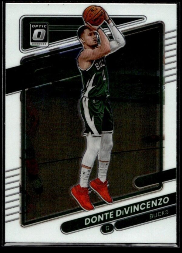 2021-22 Donruss Optic Donte DiVincenzo Milwaukee Bucks #90