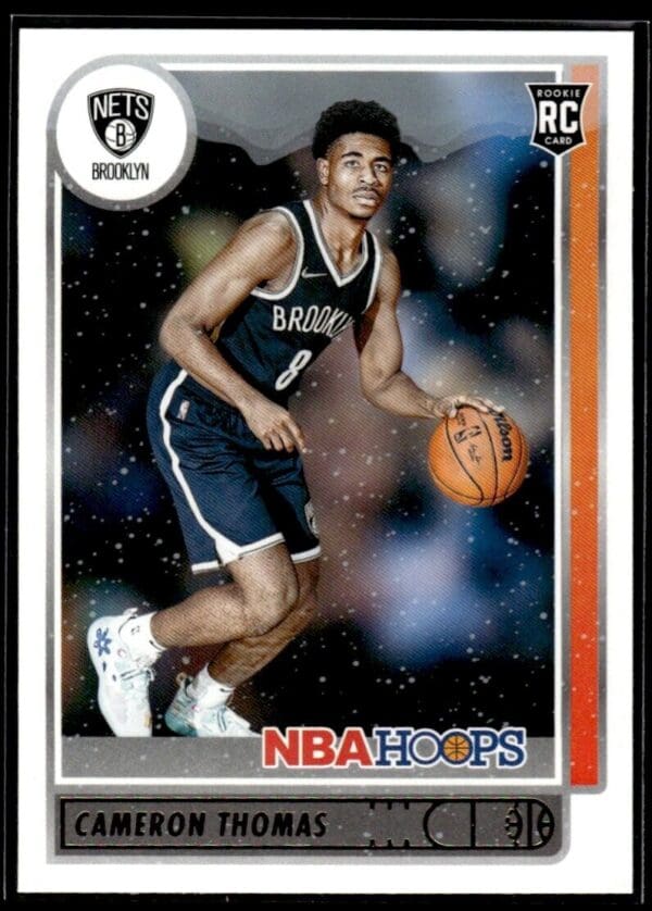 2021 NBA Hoops Brooklyn Nets #231 Cameron Thomas RC Rookie