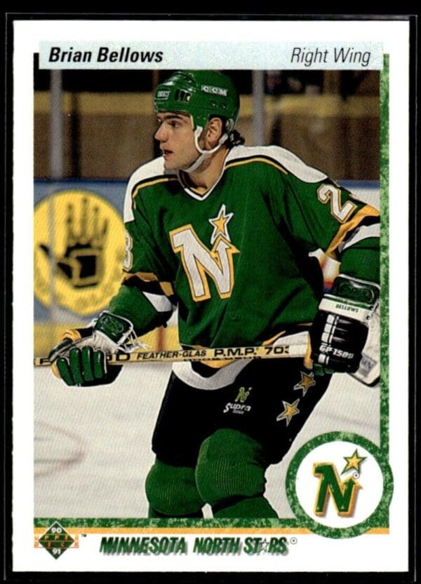 _10 1990 Upper Deck Minnesota North Stars #126 Brian Bellows