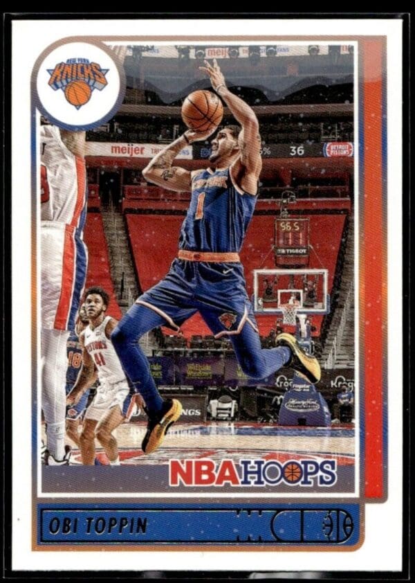 2020 Hoops New York Knicks #177 Obi Toppin RC Rookie