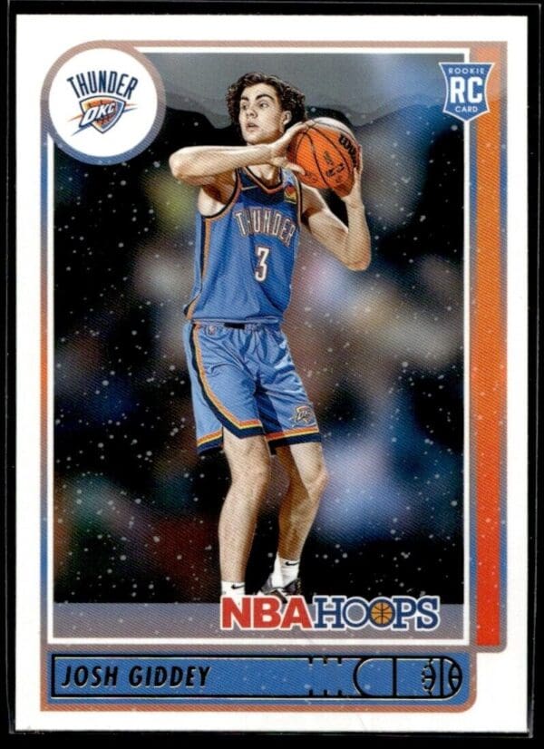 _10 2021 Panini Select Future Oklahoma City Thunder #202 Josh Giddey