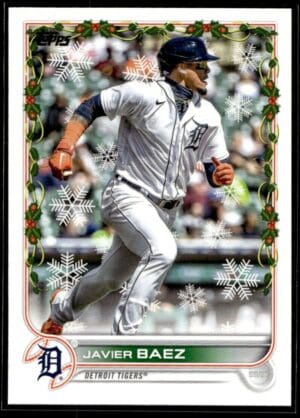 2022 Topps Holiday Detroit Tigers #HW159 Javier Baez