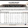 2022 Topps Holiday Detroit Tigers #HW159 Javier Baez
