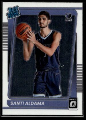 2021 Donruss Optic Memphis Grizzlies #176 Santi Aldama RC Rookie