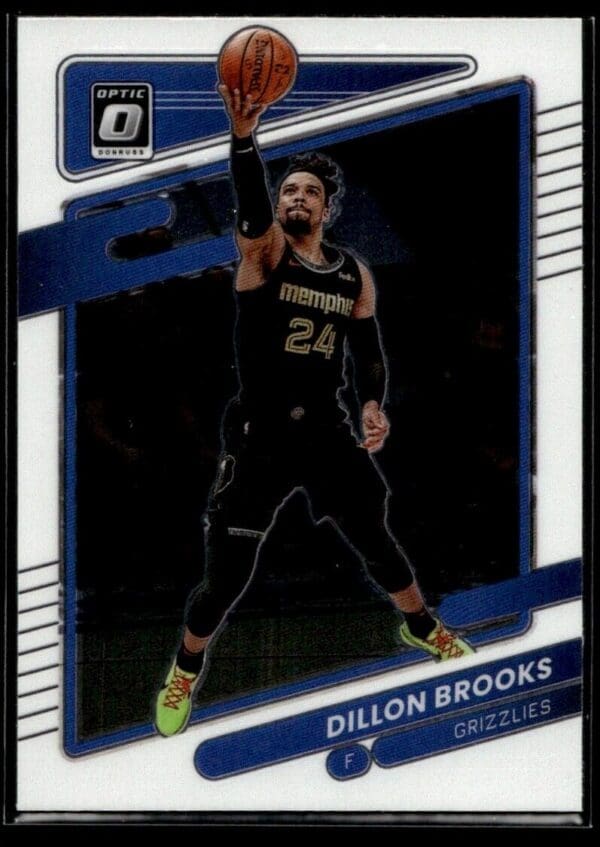_10 2021 Donruss Optic Memphis Grizzlies #136 Dillon Brooks