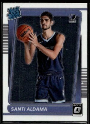 2021 Donruss Optic Memphis Grizzlies #176 Santi Aldama RC Rookie