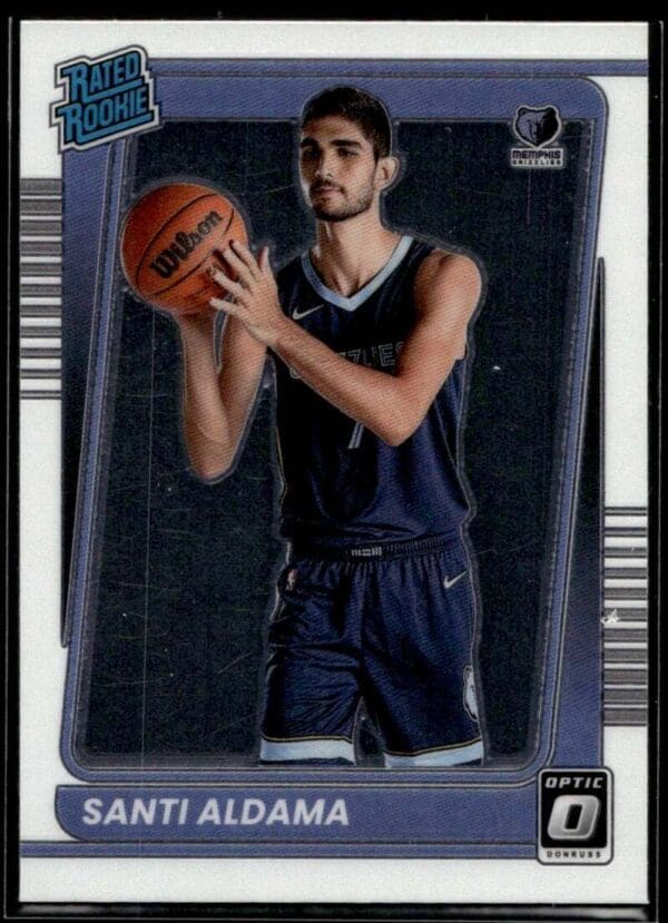 _10 2021 Donruss Optic Memphis Grizzlies #176 Santi Aldama RC Rookie