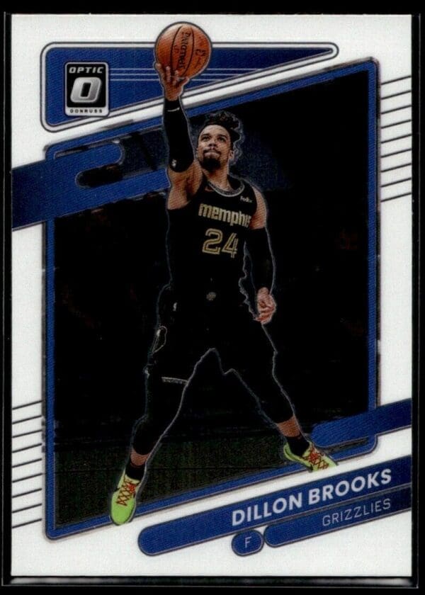_10 2021 Donruss Optic Memphis Grizzlies #136 Dillon Brooks