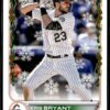 2022 Topps Holiday Chicago Cubs #1 Kris Bryant