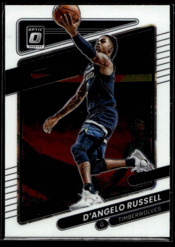 _10 2021 Donruss Optic Minnesota Timberwolves #56 D'Angelo Russell
