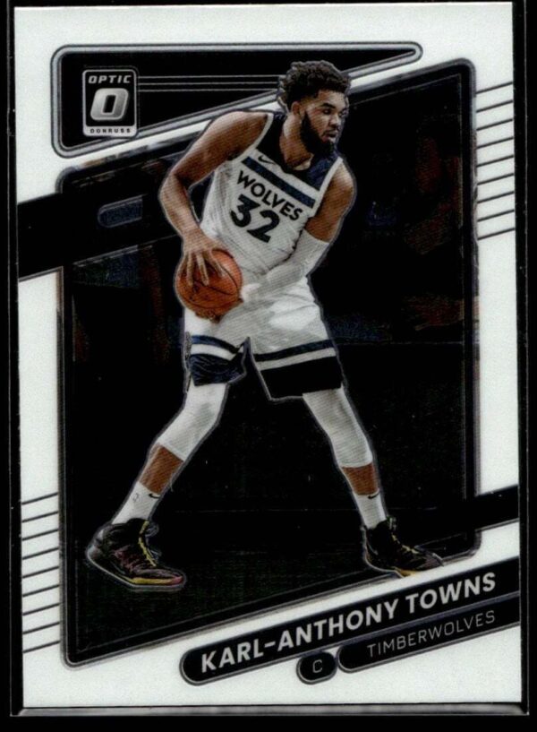 2021 Donruss Optic Minnesota Timberwolves #87 Karl-Anthony Towns