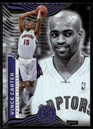_10 2021 Panini Illusions Toronto Raptors #142 Vince Carter