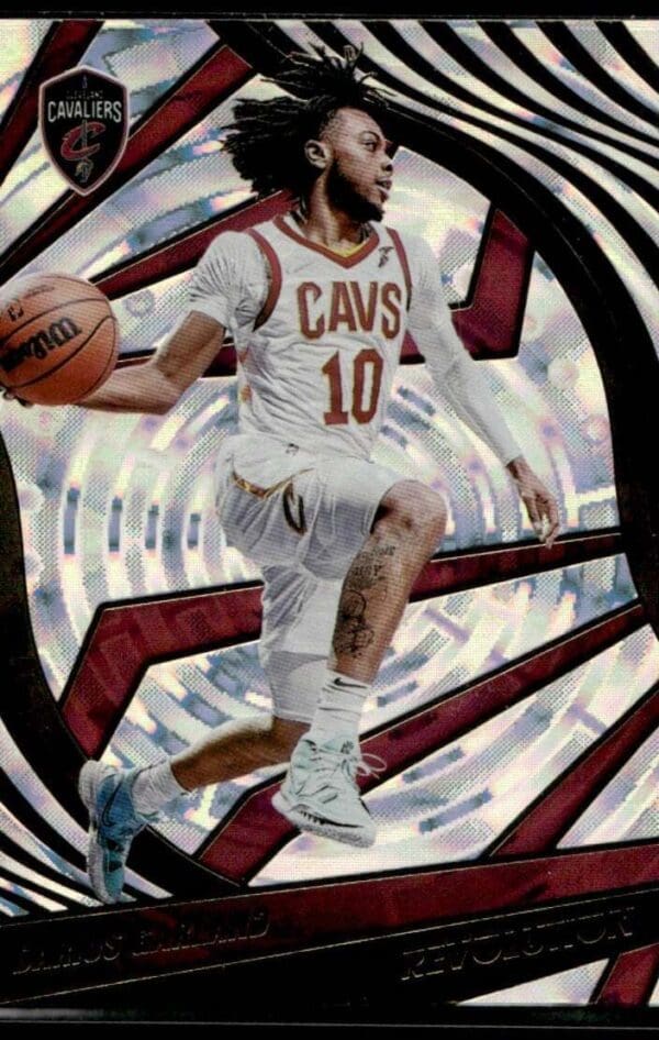_10 2021 Panini Revolution Cleveland Cavaliers #64 Darius Garland Fractal
