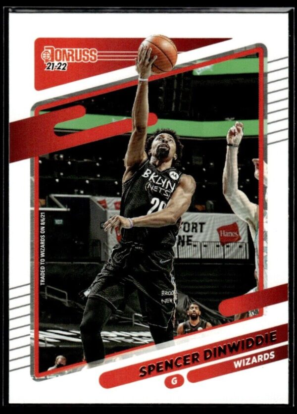 2021 Donruss Washington Wizards #89 Spencer Dinwiddie