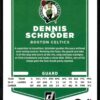 2021 Donruss Boston Celtics #130 Dennis Schroder