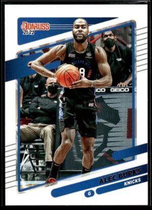 2021 Donruss New York Knicks #92 Alec Burks