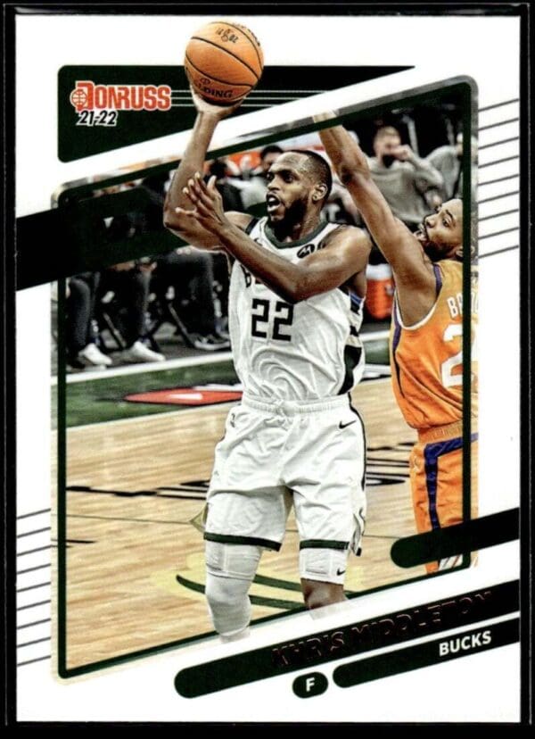 _10 2021 Donruss Milwaukee Bucks #199 Khris Middleton