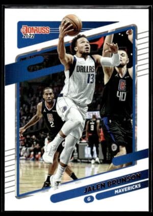 _10 2021 Donruss Dallas Mavericks #19 Jalen Brunson