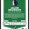 2021 Donruss Dallas Mavericks #19 Jalen Brunson