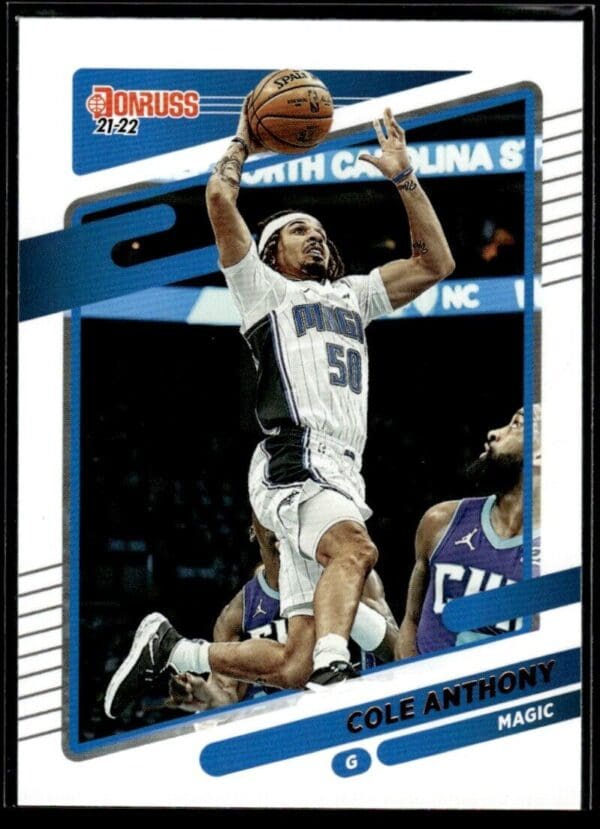 2021 Donruss Orlando Magic #160 Cole Anthony