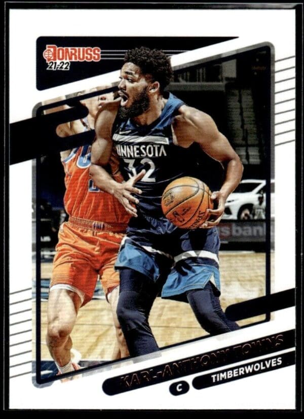 2021 Donruss Minnesota Timberwolves #75 Karl-Anthony Towns