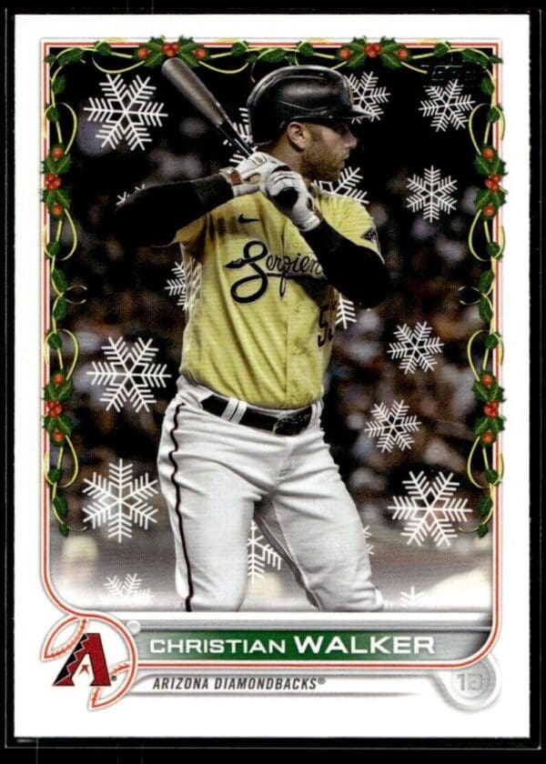 2022 Topps Holiday Arizona Diamondbacks #HW3 Christian Walker
