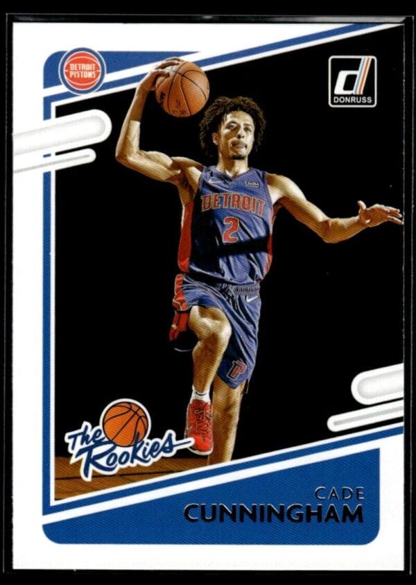 2021 Donruss The Rookies Detroit Pistons #1 Cade Cunningham