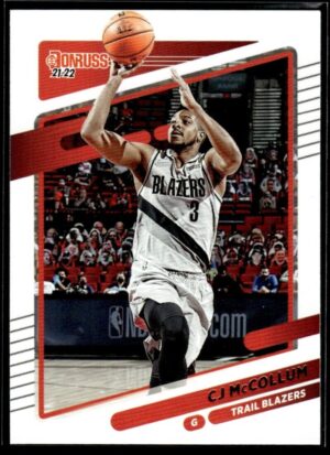 _10 2021 Donruss Portland Trail Blazers #110 CJ McCollum