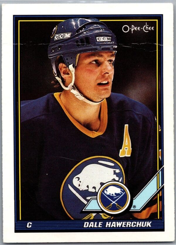1991 O-Pee-Chee Buffalo Sabres #65 Dale Hawerchuk