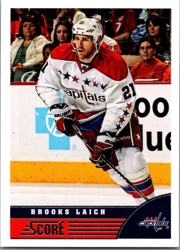 2013 Score Washington Capitals #516 Brooks Laich