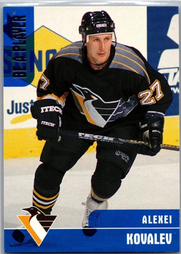 1999 Be a Player Memorabilia Pittsburgh Penguins #71 Alexei Kovalev