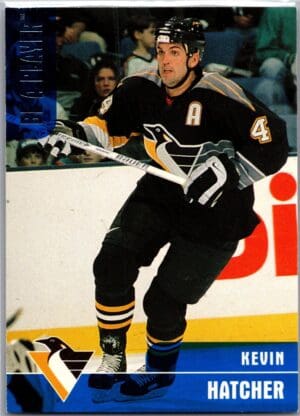 _10 1999 Be a Player Memorabilia Pittsburgh Penguins #68 Kevin Hatcher