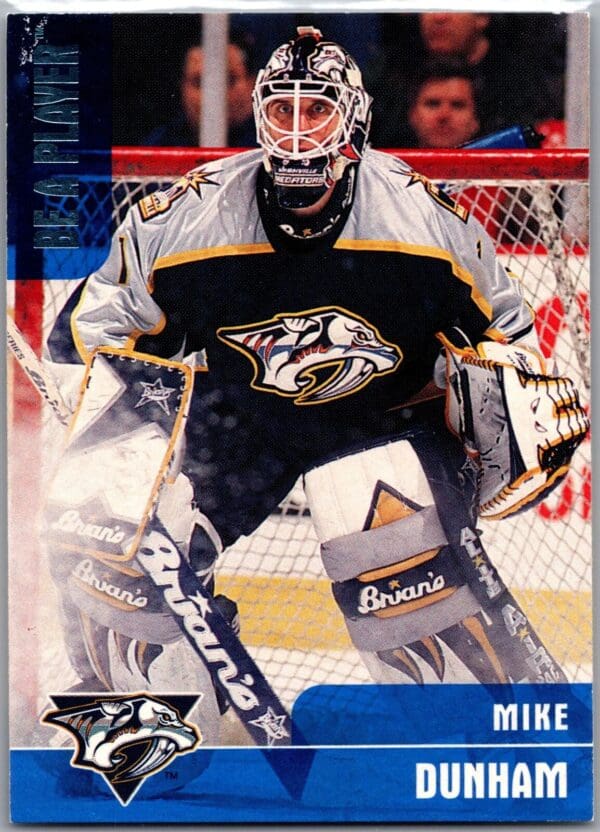 1999 Be a Player Memorabilia Nashville Predators #299 Mike Dunham