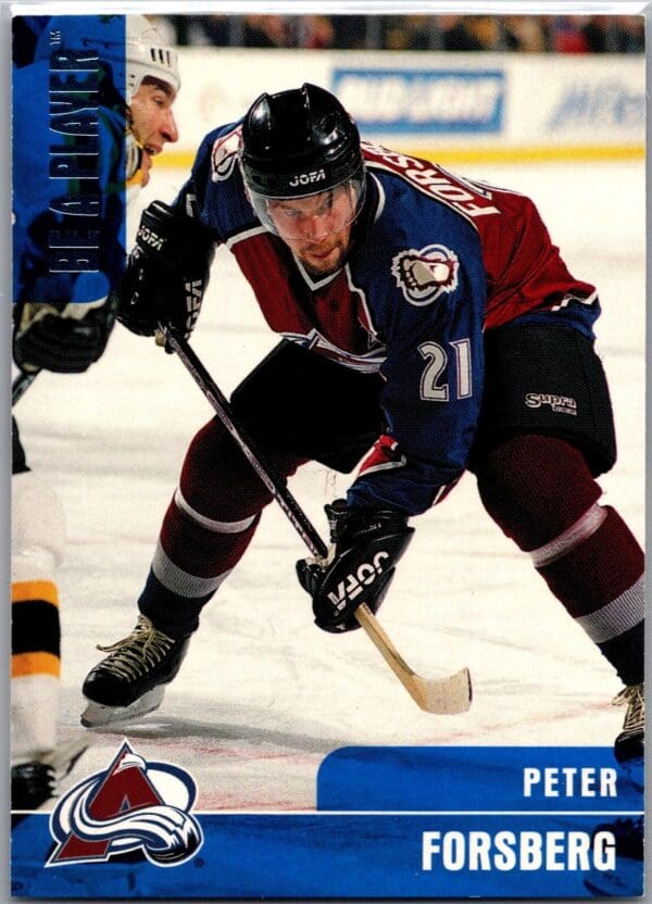 1999 Be a Player Memorabilia Colorado Avalanche #259 Peter Forsberg