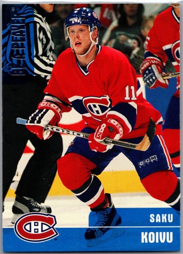 1999 Be a Player Memorabilia Montreal Canadiens #185 Saku Koivu