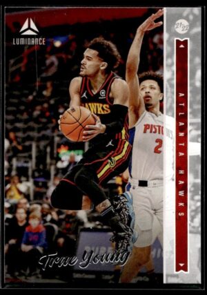 _10 2021 Panini Luminance Atlanta Hawks #245 Trae Young