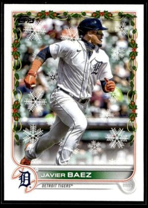 2022 Topps Holiday Detroit Tigers #HW159 Javier Baez
